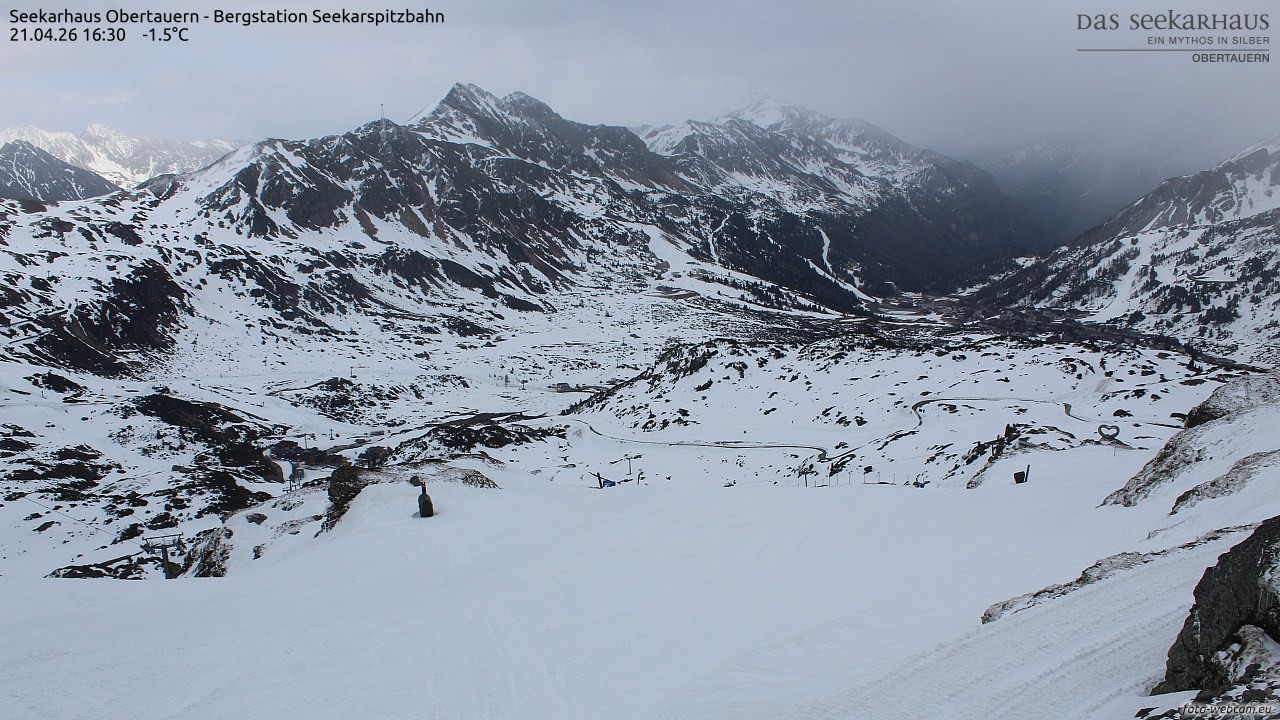Archiv Foto Webcam Obertauern: Seekarspitz top station