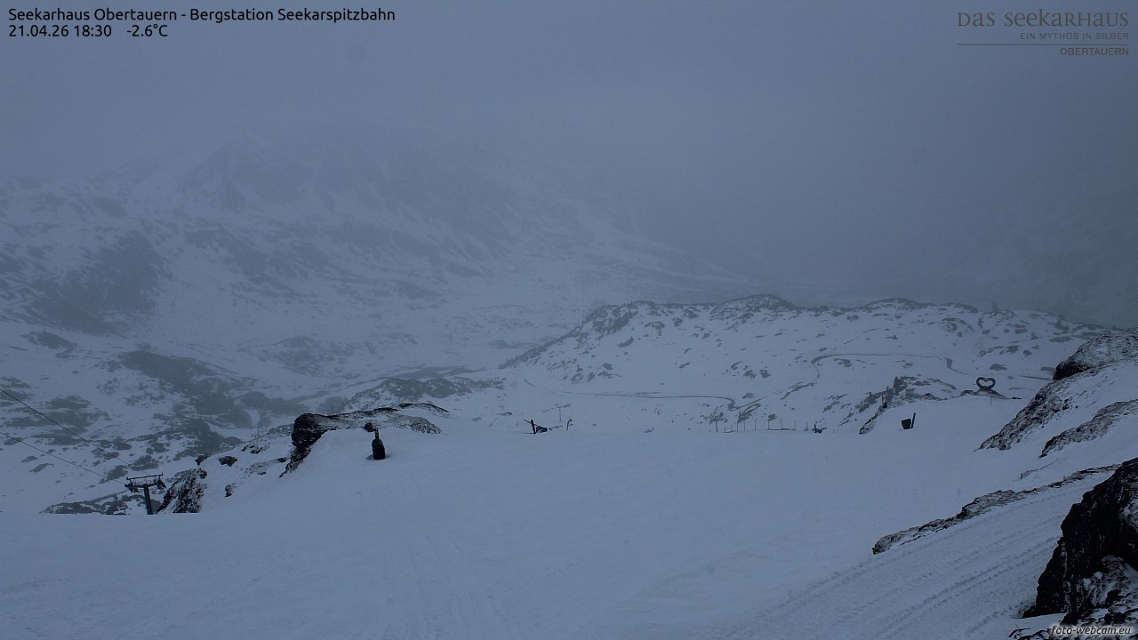 Archiv Foto Webcam Obertauern: Seekarspitz top station