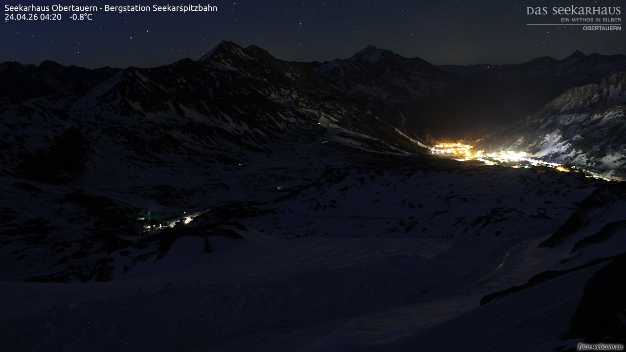 Archiv Foto Webcam Obertauern: Seekarspitz top station