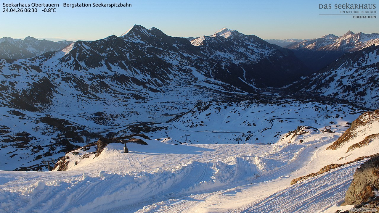 Archiv Foto Webcam Obertauern: Seekarspitz top station