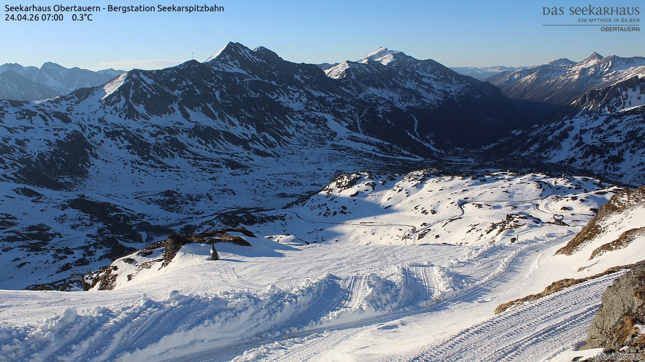 Archiv Foto Webcam Obertauern: Seekarspitz top station