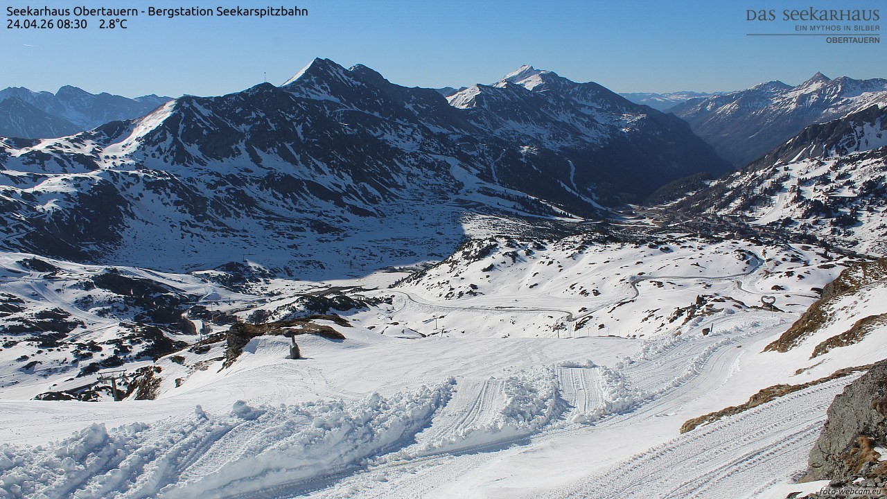Archiv Foto Webcam Obertauern: Seekarspitz top station
