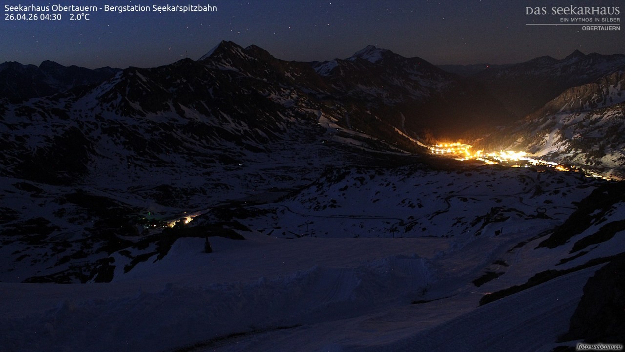 Archived image Webcam View Seekarspitz top station