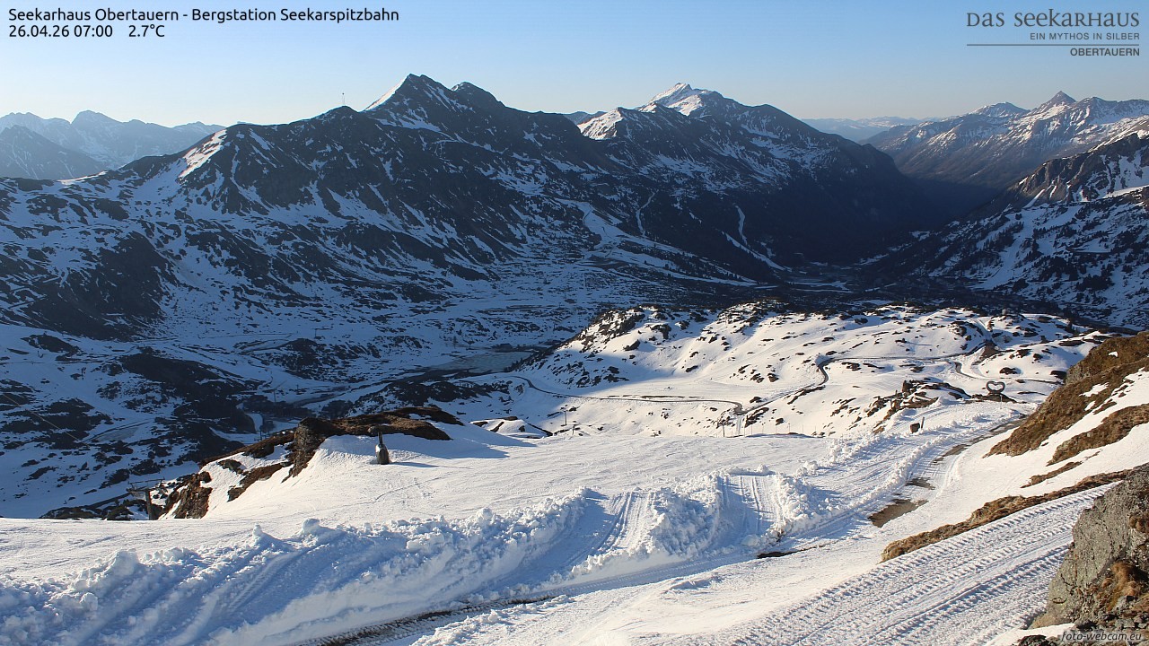 Archived image Webcam View Seekarspitz top station