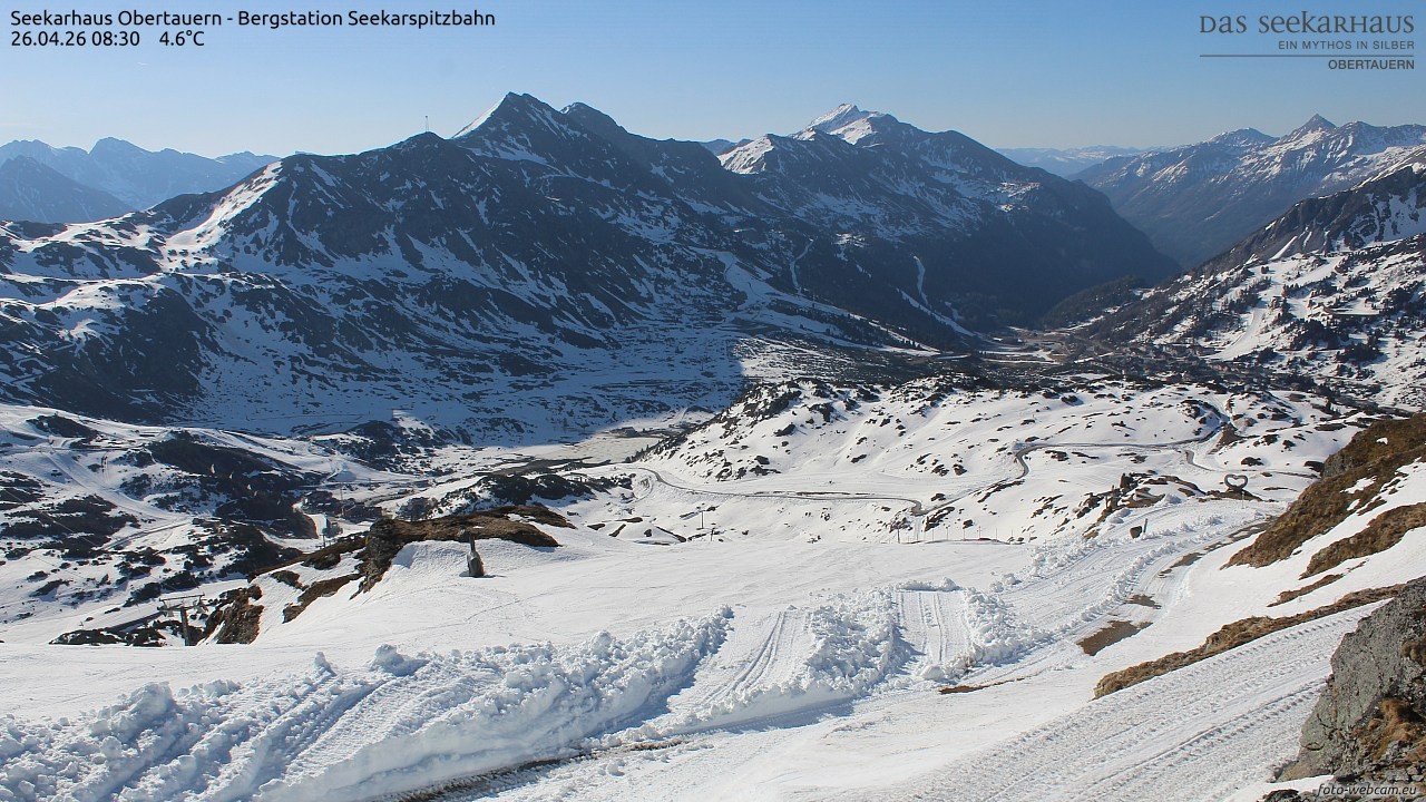 Archived image Webcam View Seekarspitz top station