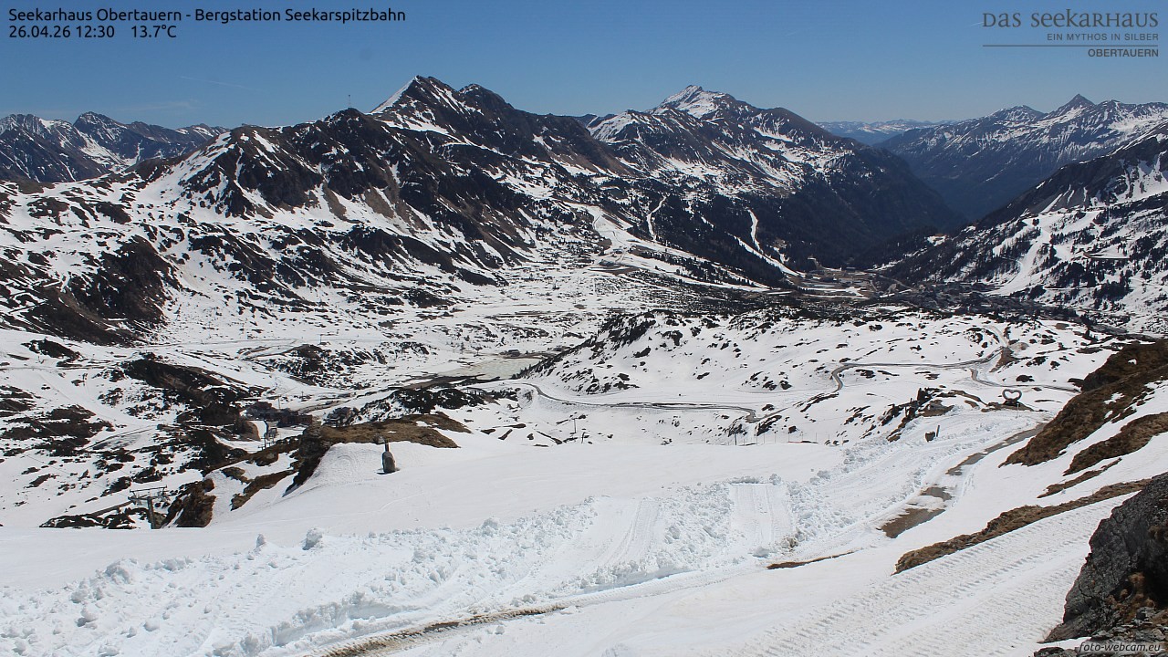 Archived image Webcam View Seekarspitz top station