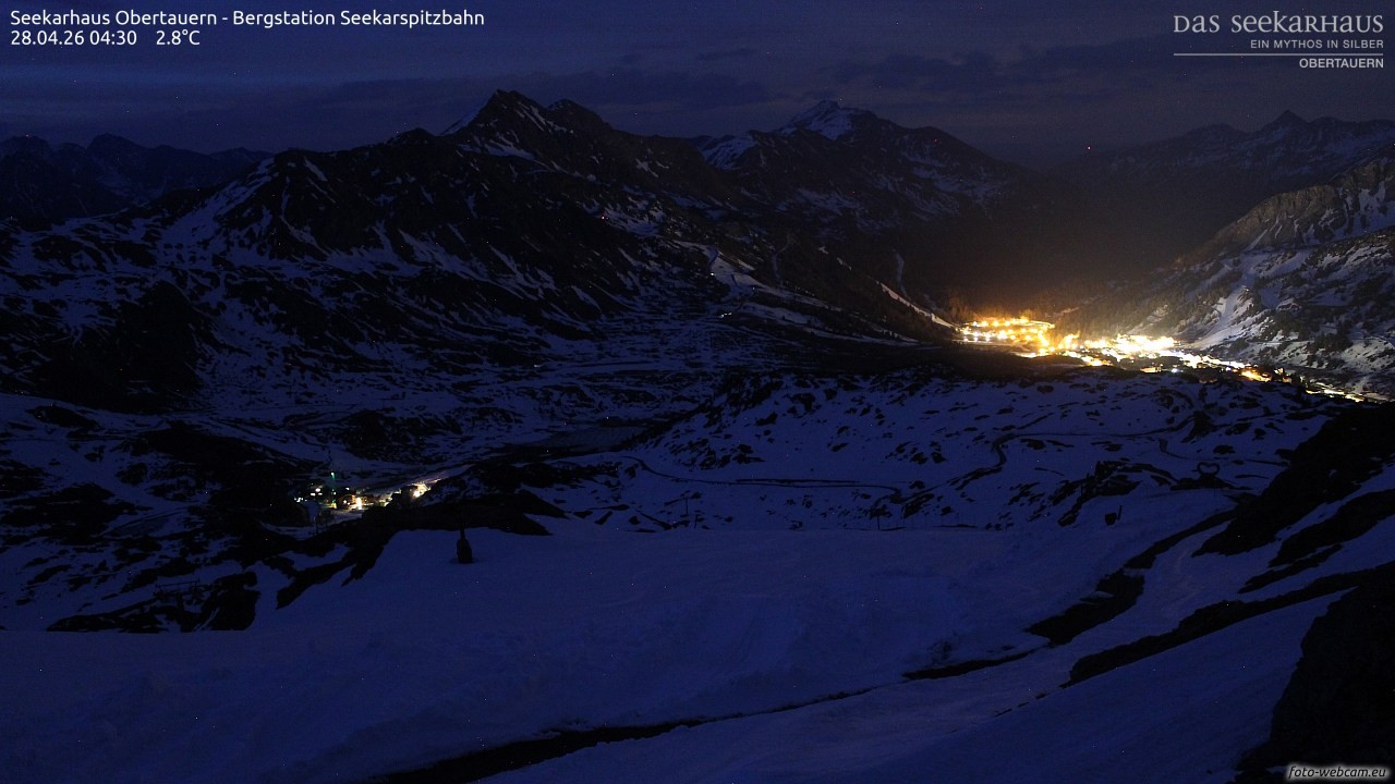 Archived image Webcam View Seekarspitz top station