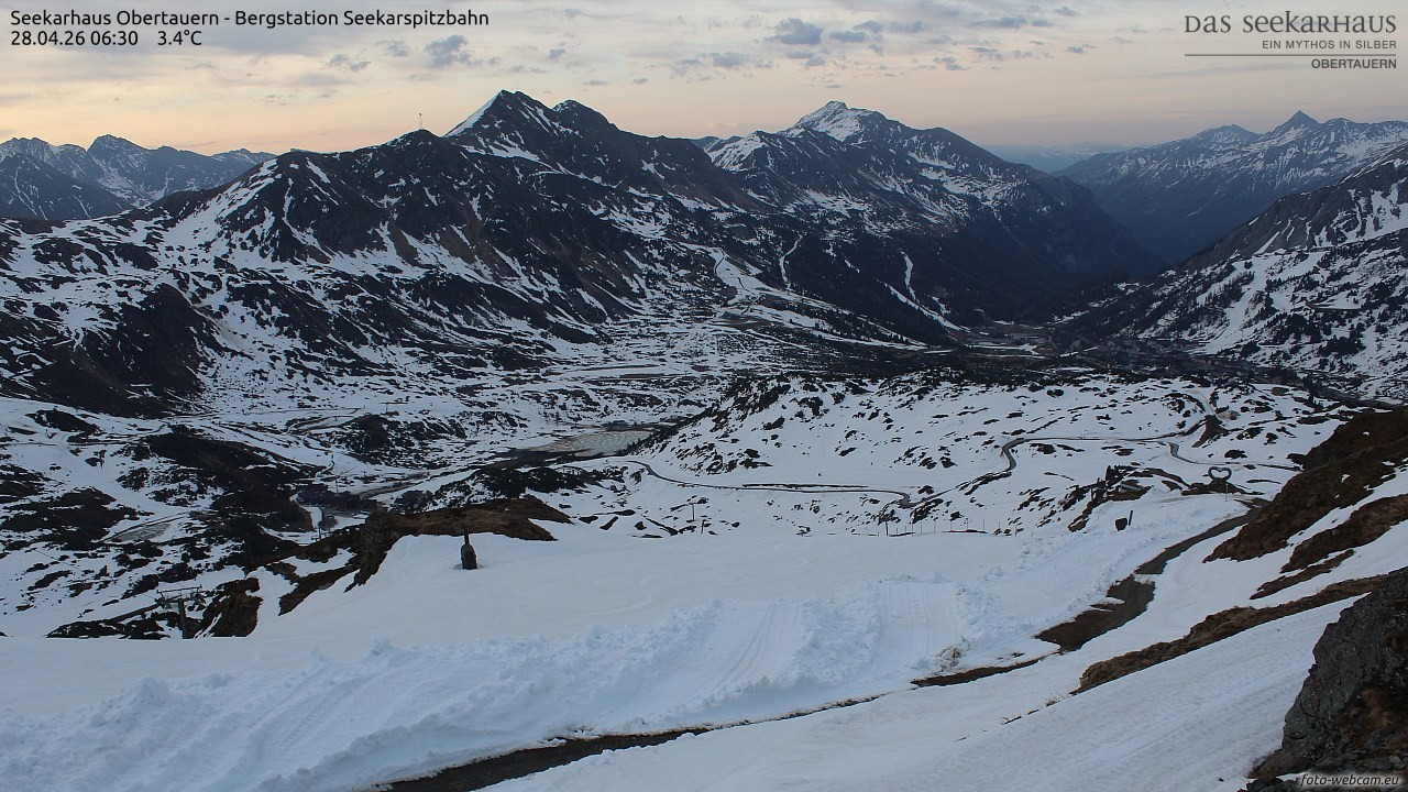 Archived image Webcam View Seekarspitz top station