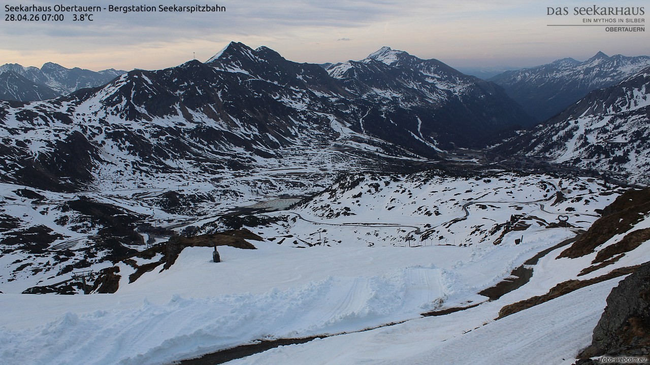 Archived image Webcam View Seekarspitz top station