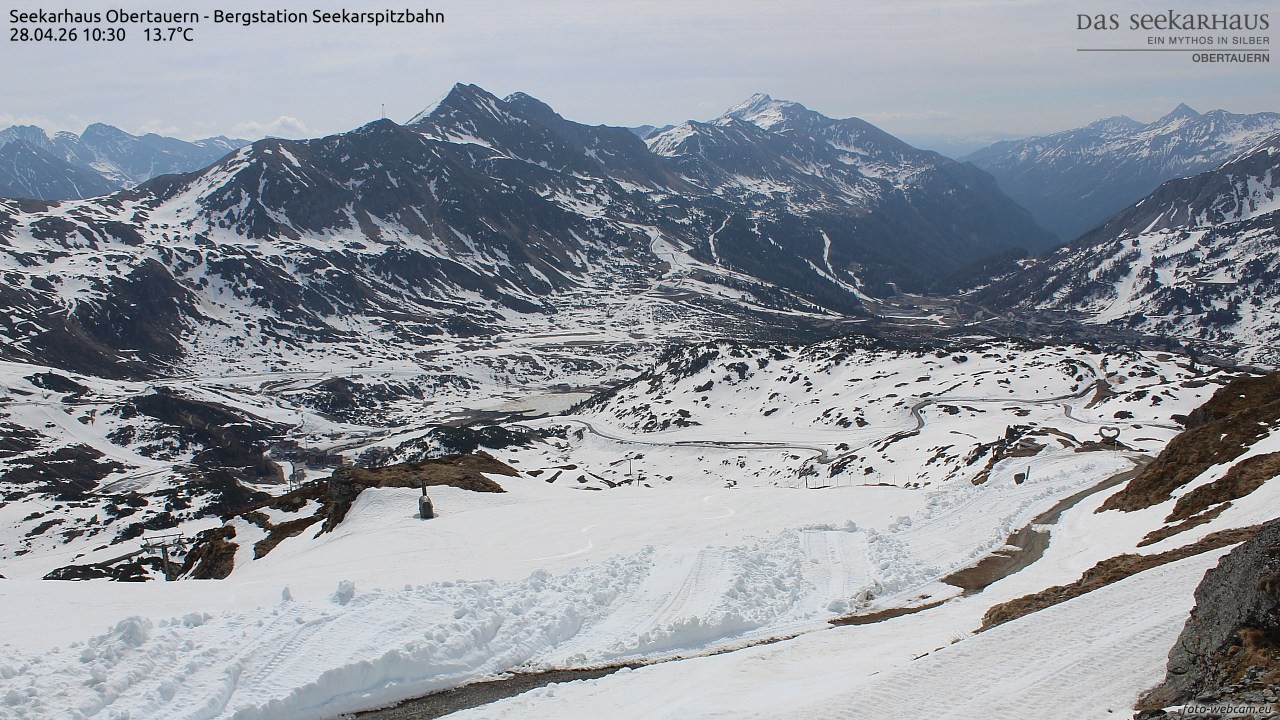 Archived image Webcam View Seekarspitz top station