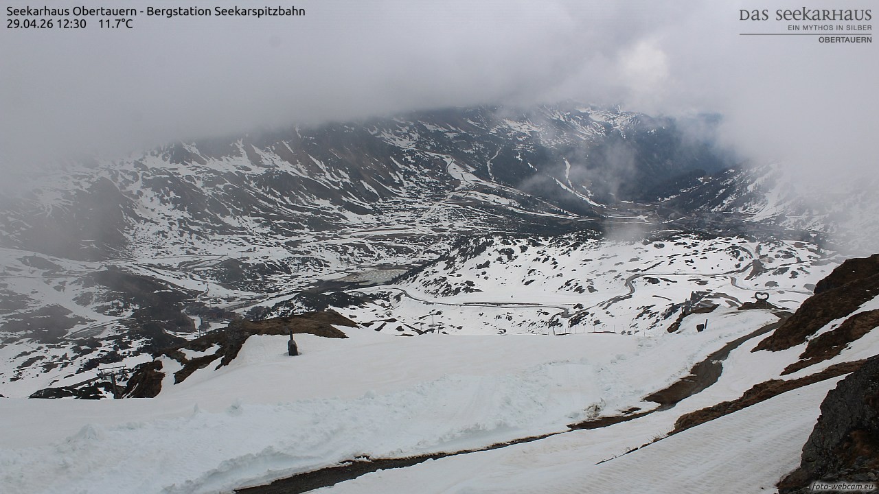 Archiv Foto Webcam Obertauern: Seekarspitz top station