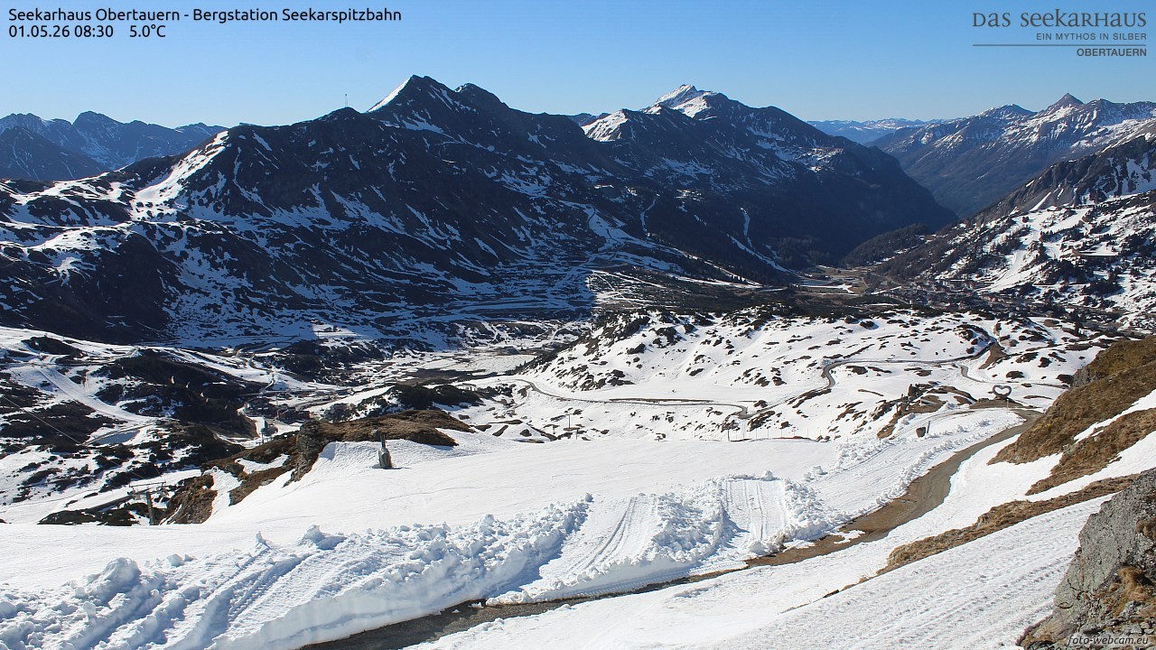 Archiv Foto Webcam Obertauern: Seekarspitz top station