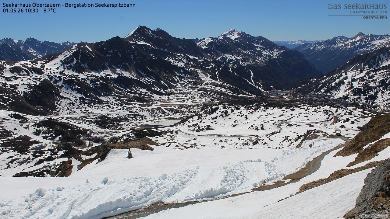 Archiv Foto Webcam Obertauern: Seekarspitz top station