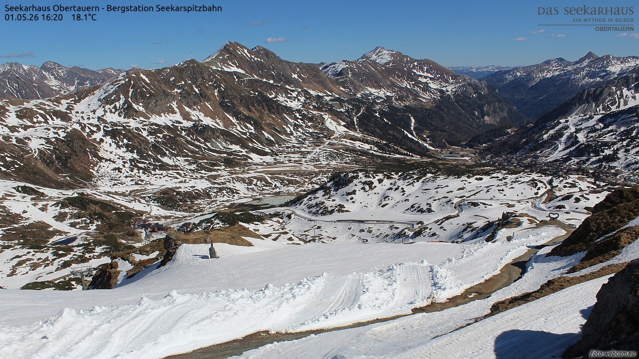 Archiv Foto Webcam Obertauern: Seekarspitz top station