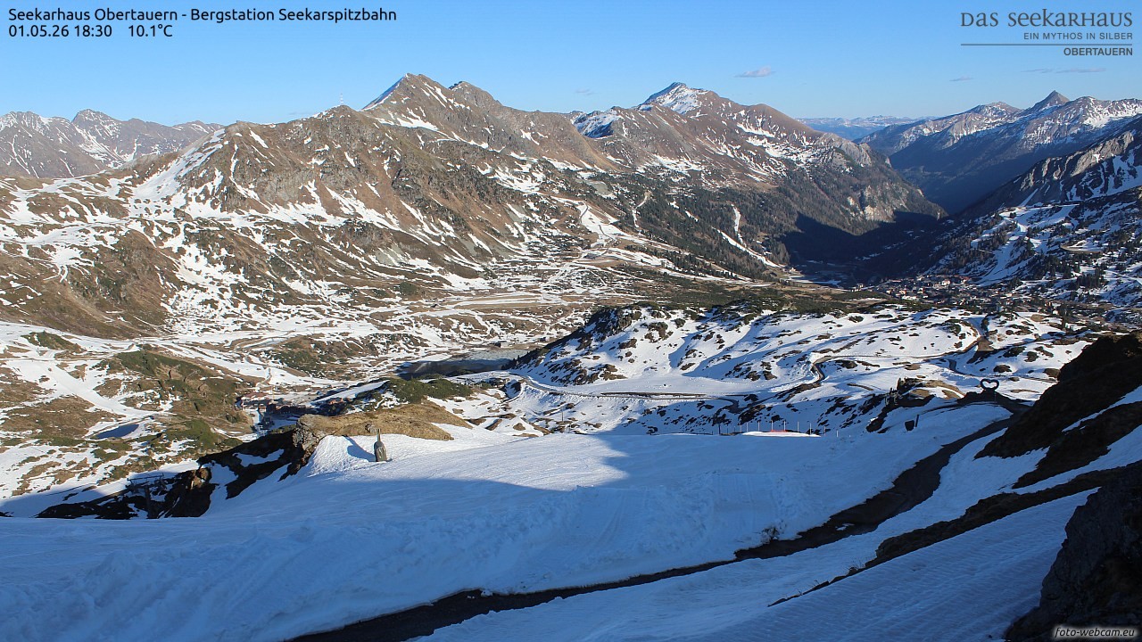 Archiv Foto Webcam Obertauern: Seekarspitz top station