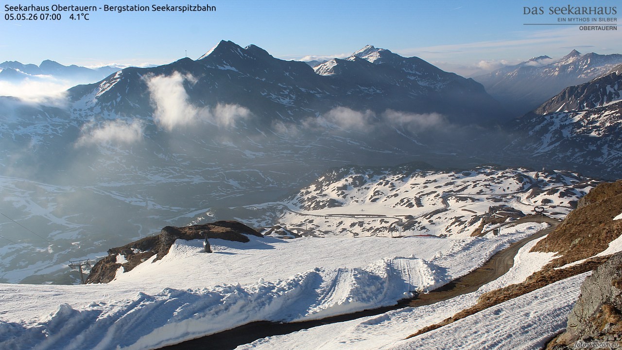 Archived image Webcam View Seekarspitz top station