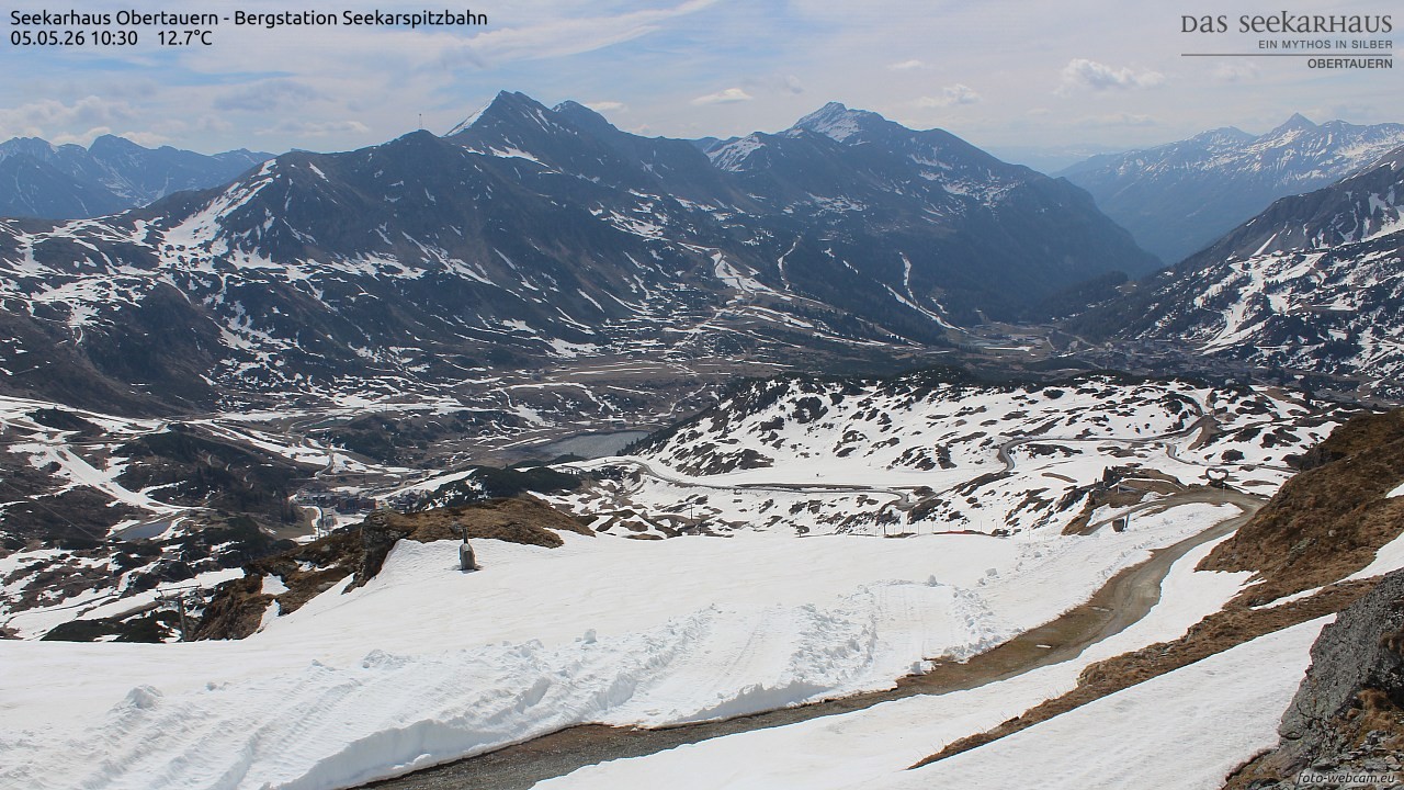 Archived image Webcam View Seekarspitz top station