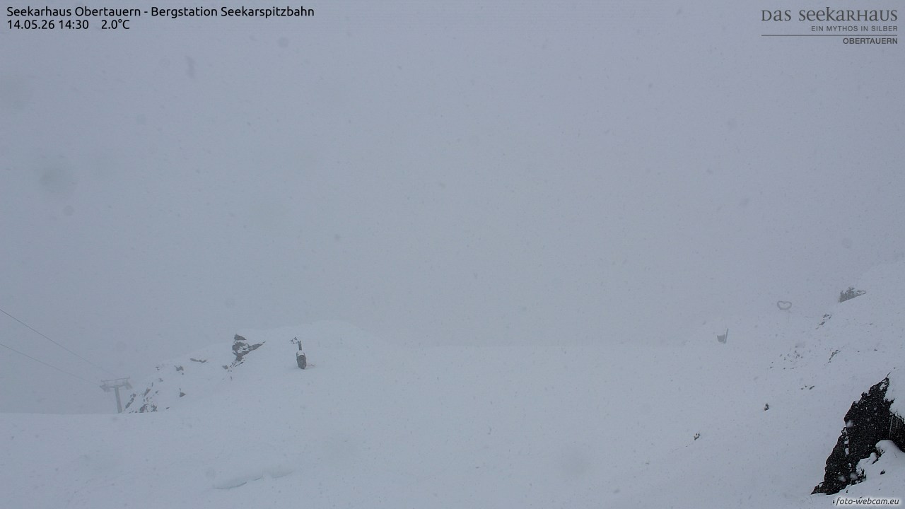 Archiv Foto Webcam Obertauern: Seekarspitz top station