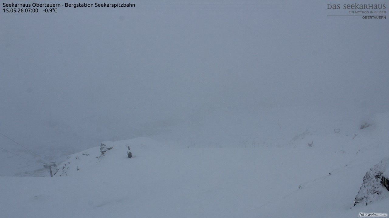 Archiv Foto Webcam Obertauern: Seekarspitz top station