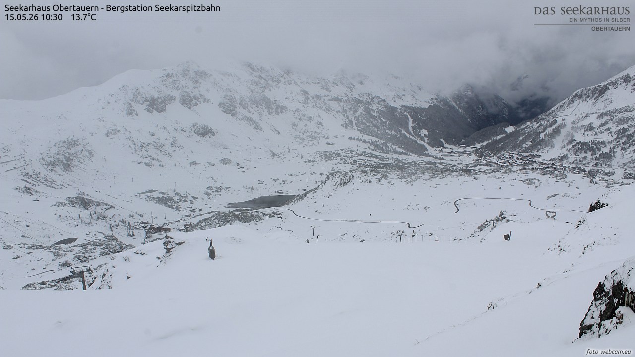 Archiv Foto Webcam Obertauern: Seekarspitz top station