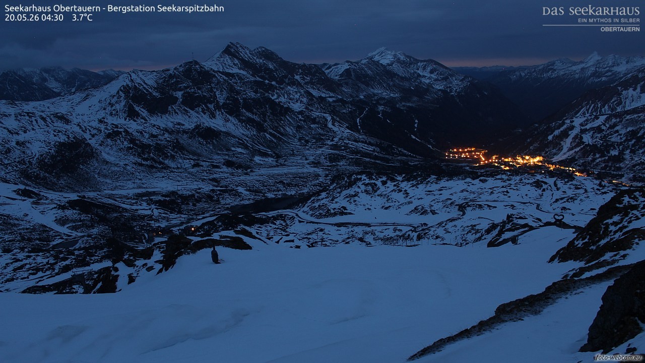Archiv Foto Webcam Obertauern: Seekarspitz top station