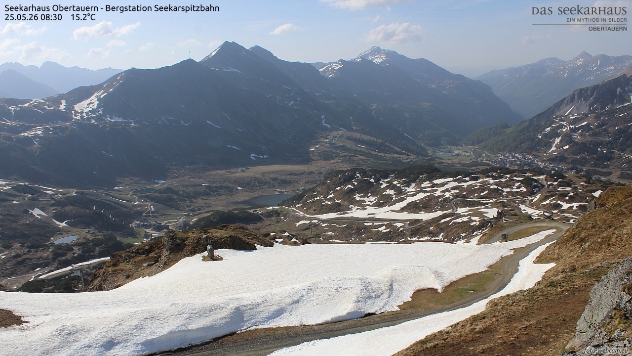 Archived image Webcam View Seekarspitz top station