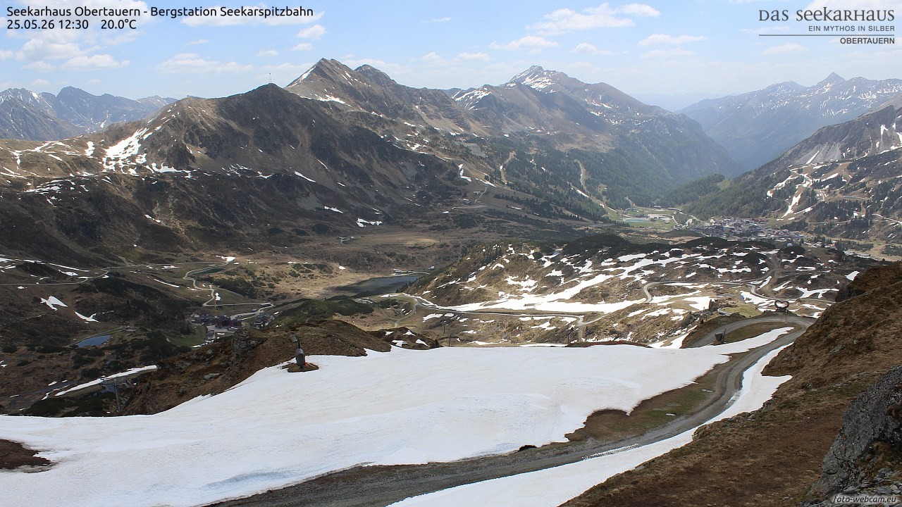 Archived image Webcam View Seekarspitz top station