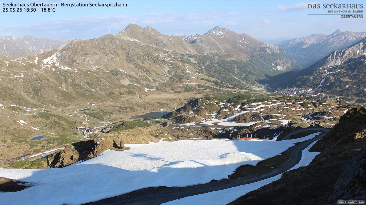 Archived image Webcam View Seekarspitz top station