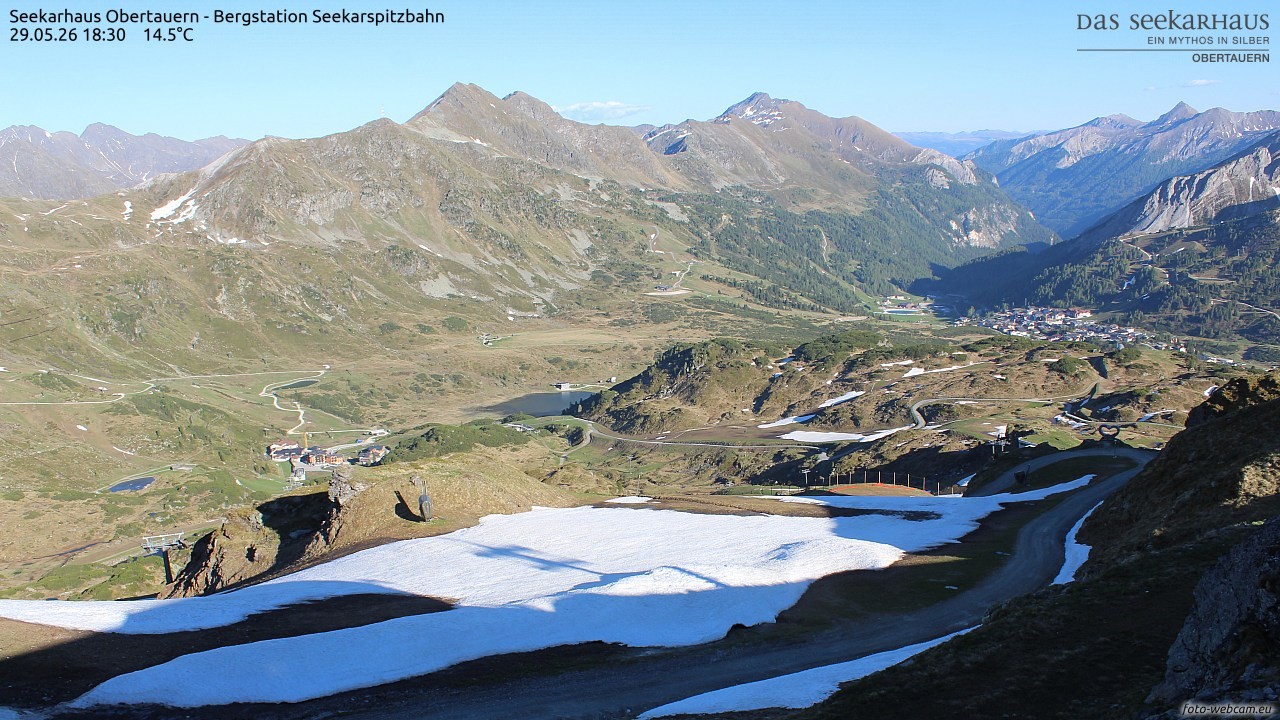 Archiv Foto Webcam Obertauern: Seekarspitz top station
