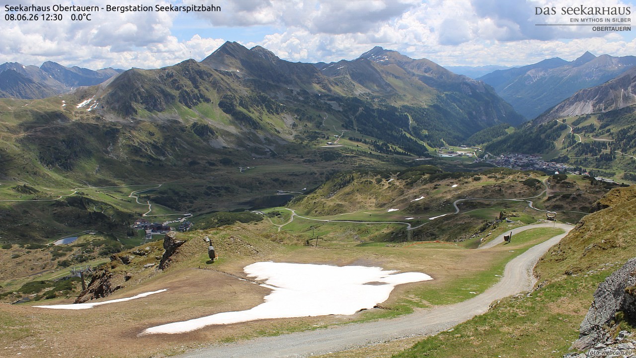 Archiv Foto Webcam Obertauern: Seekarspitz top station