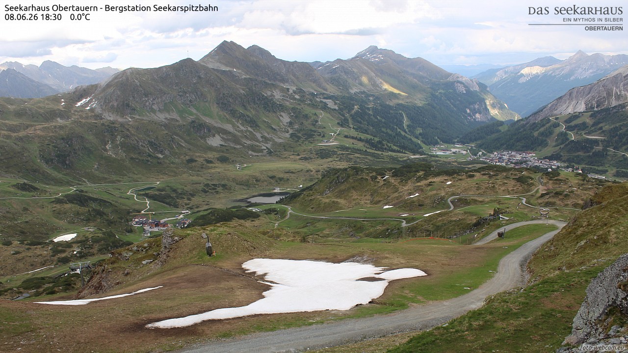 Archiv Foto Webcam Obertauern: Seekarspitz top station