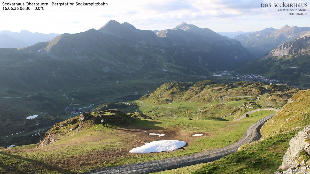 Archiv Foto Webcam Obertauern: Seekarspitz top station