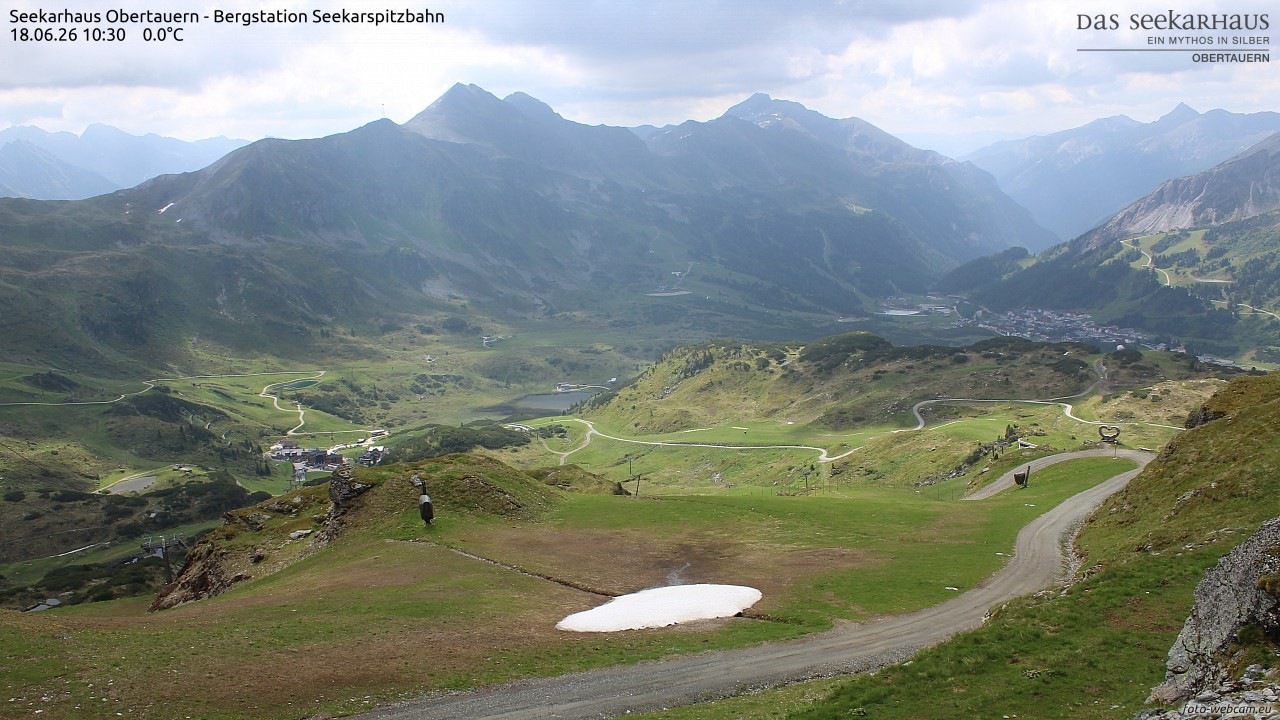 Archiv Foto Webcam Obertauern: Seekarspitz top station