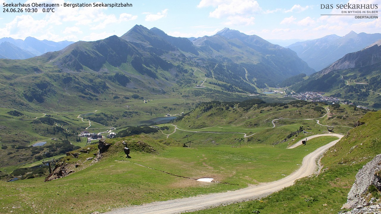 Archiv Foto Webcam Obertauern: Seekarspitz top station