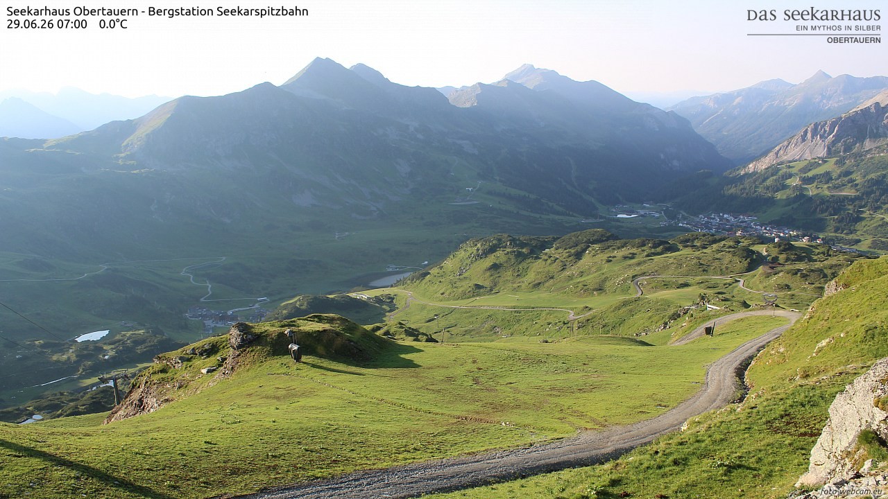 Archived image Webcam View Seekarspitz top station