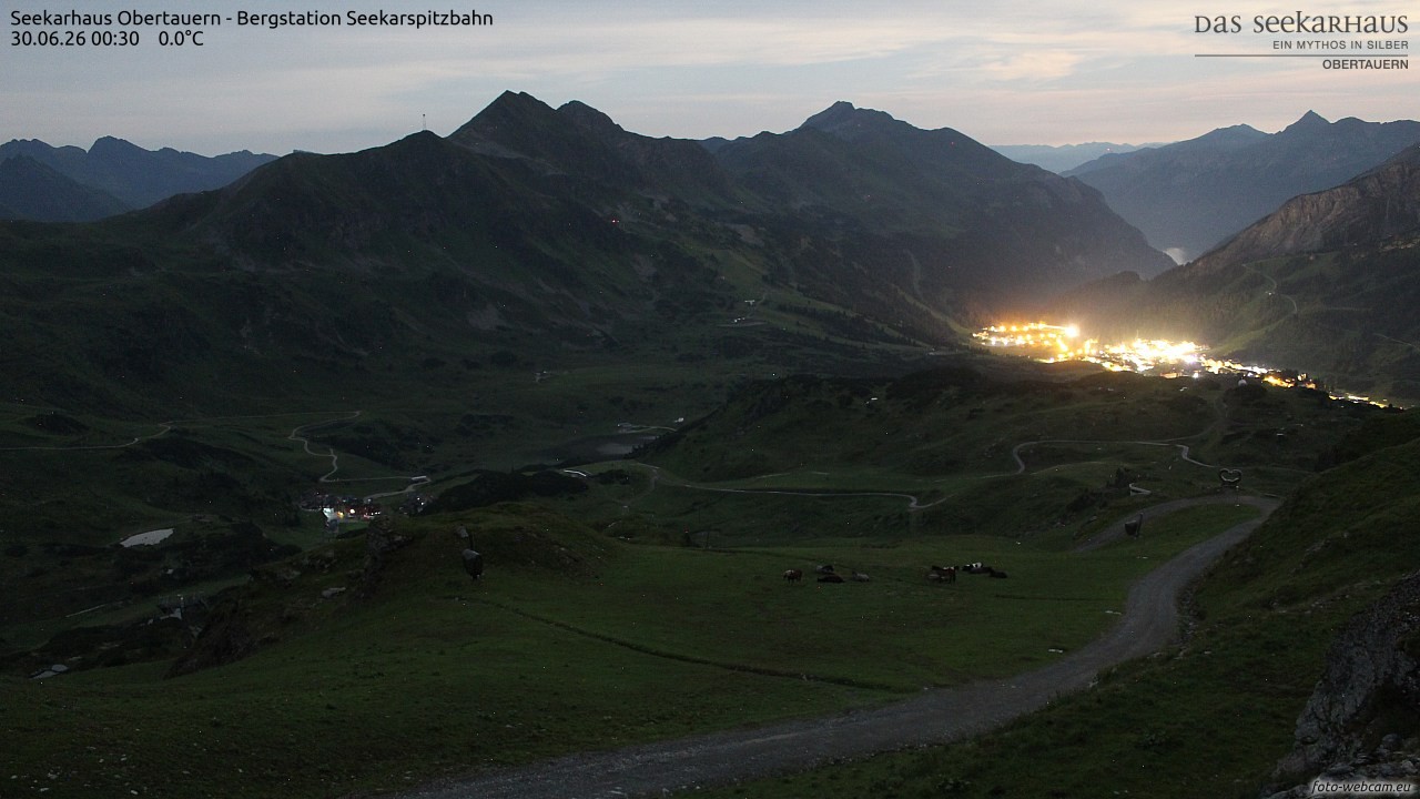 Archived image Webcam View Seekarspitz top station