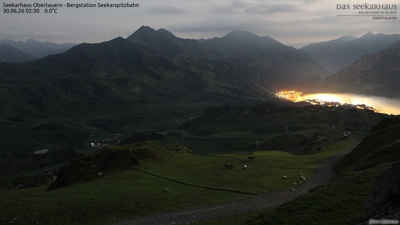 Archived image Webcam View Seekarspitz top station