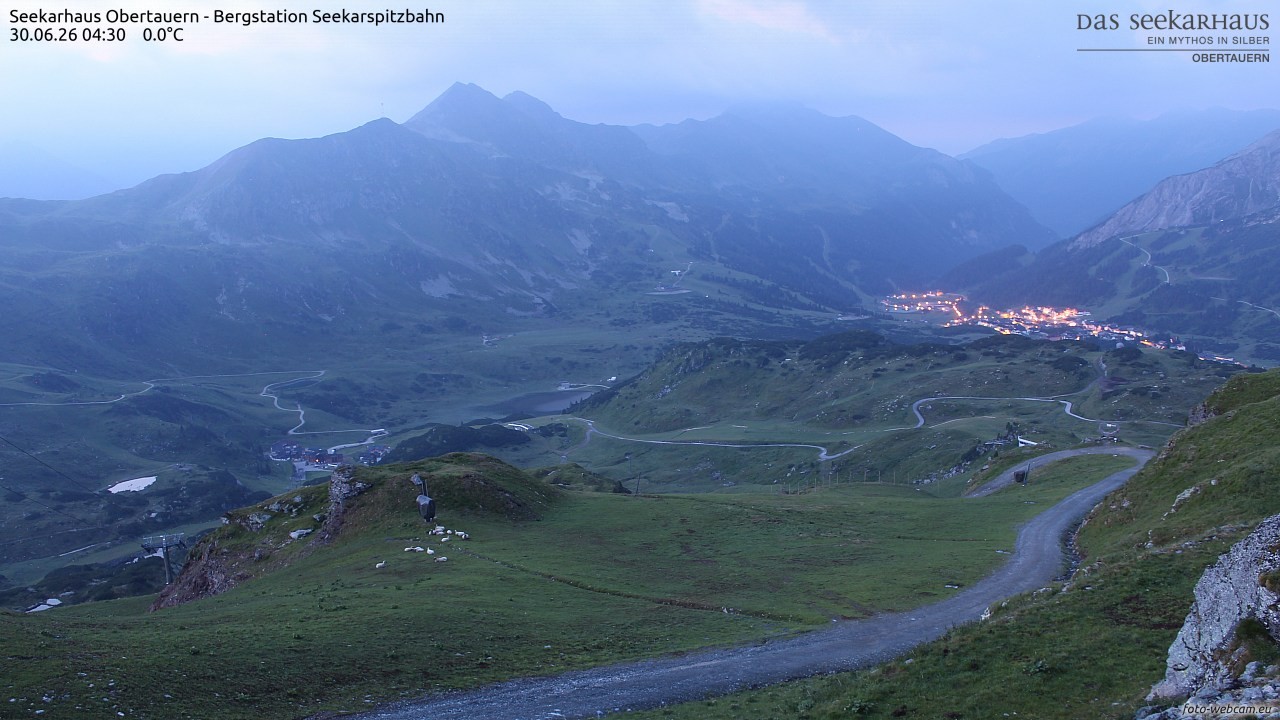 Archived image Webcam View Seekarspitz top station