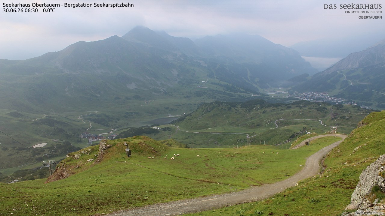 Archived image Webcam View Seekarspitz top station