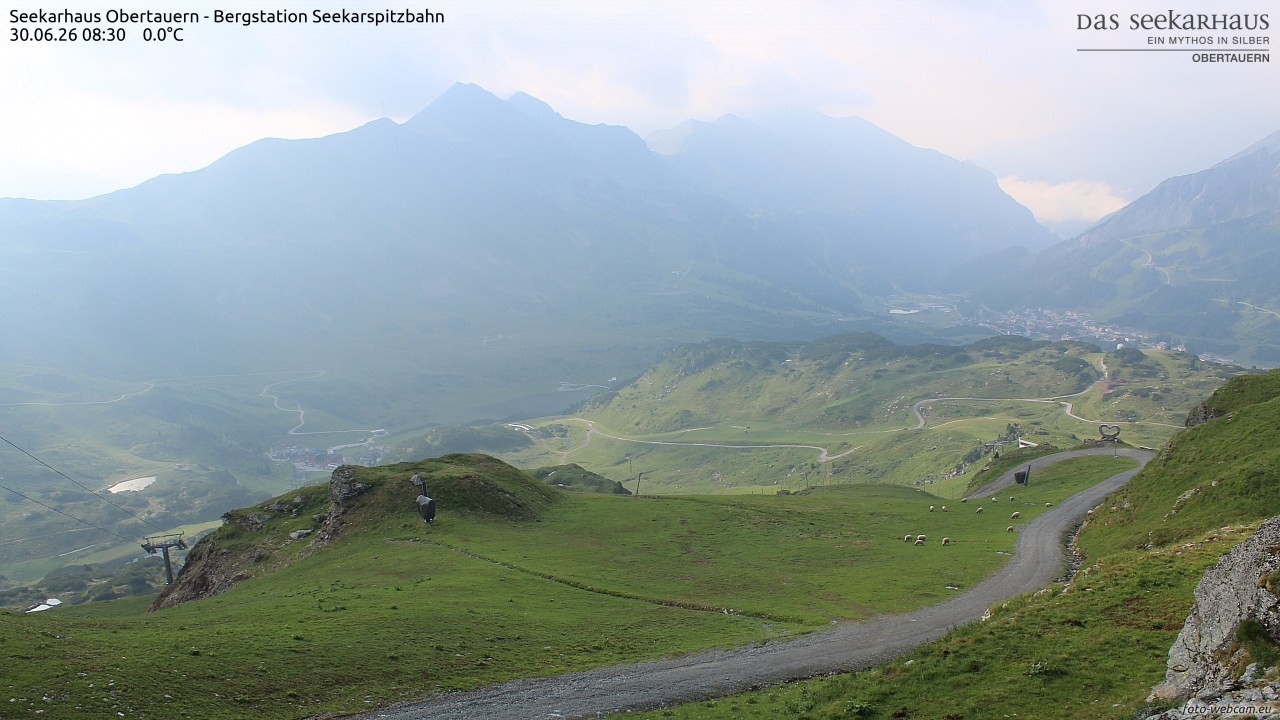 Archived image Webcam View Seekarspitz top station