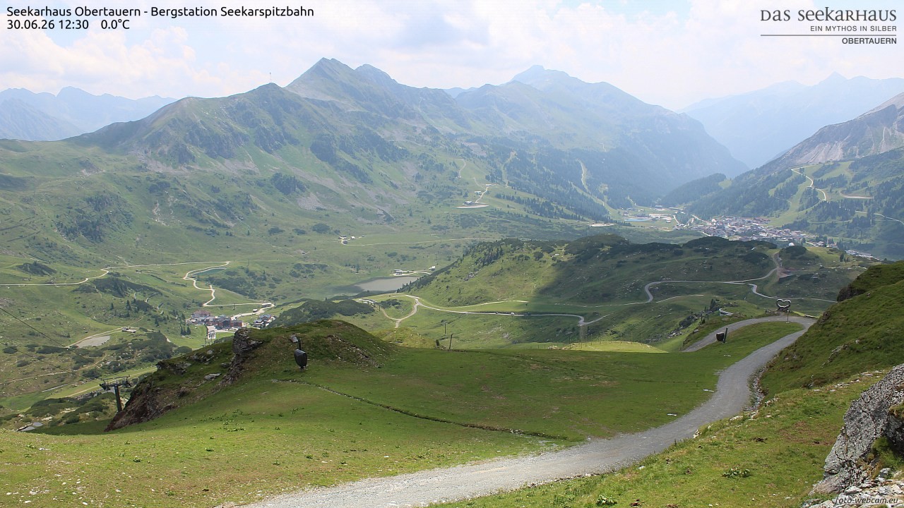 Archived image Webcam View Seekarspitz top station