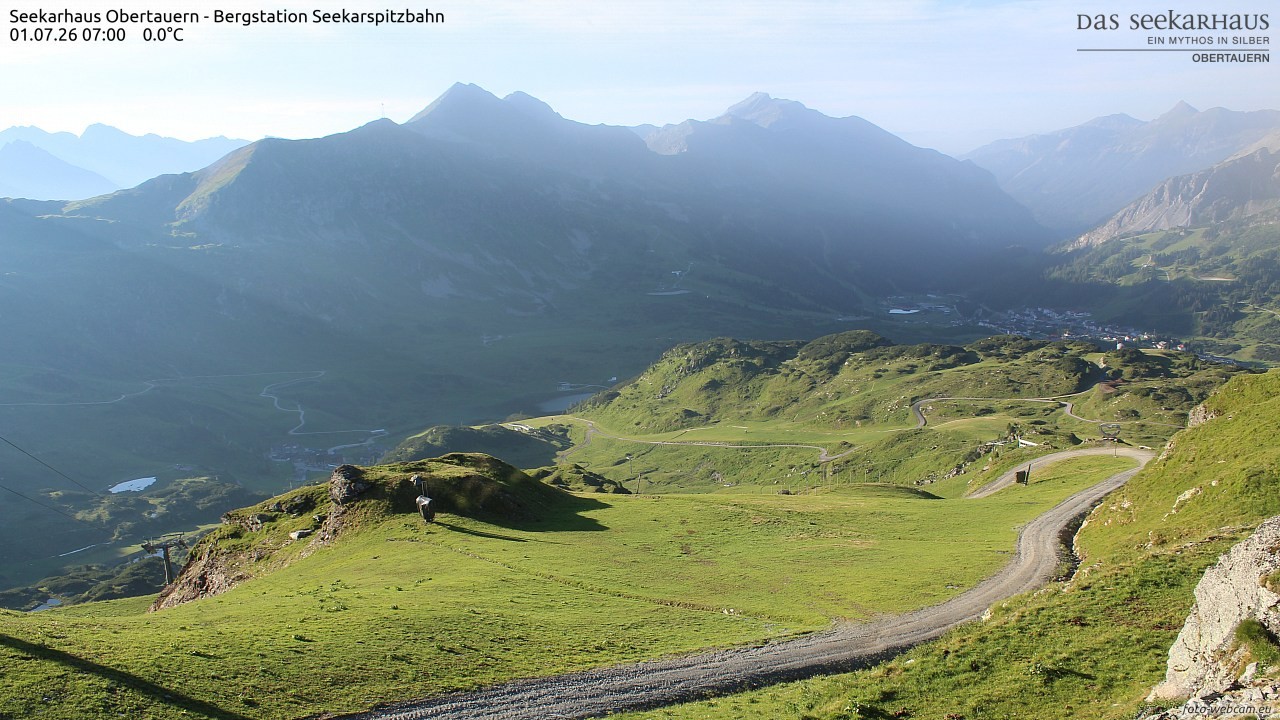 Archiv Foto Webcam Obertauern: Seekarspitz top station