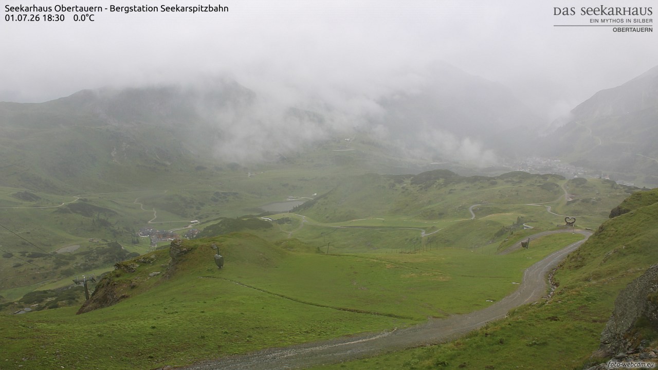 Archiv Foto Webcam Obertauern: Seekarspitz top station