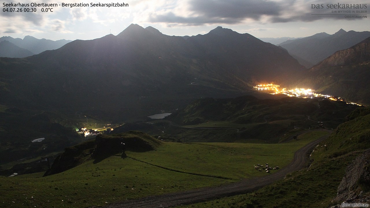 Archived image Webcam View Seekarspitz top station