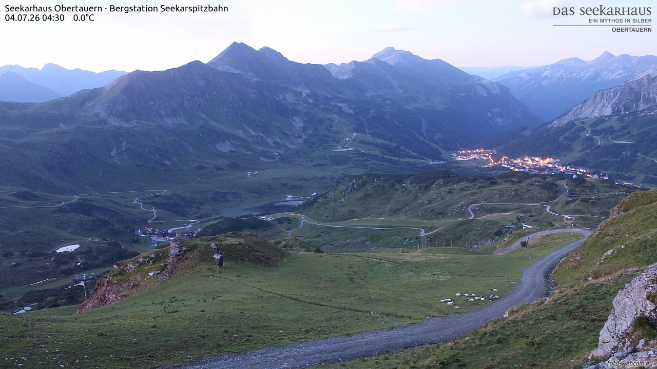 Archived image Webcam View Seekarspitz top station