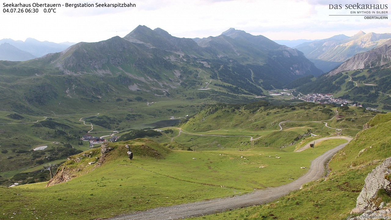 Archived image Webcam View Seekarspitz top station