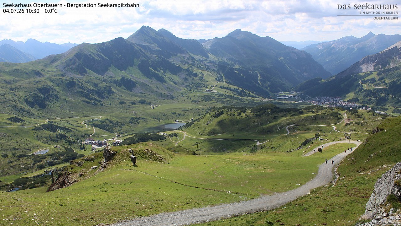 Archived image Webcam View Seekarspitz top station