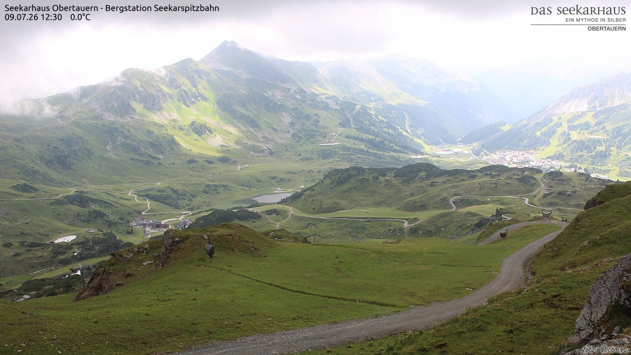 Archiv Foto Webcam Obertauern: Seekarspitz top station