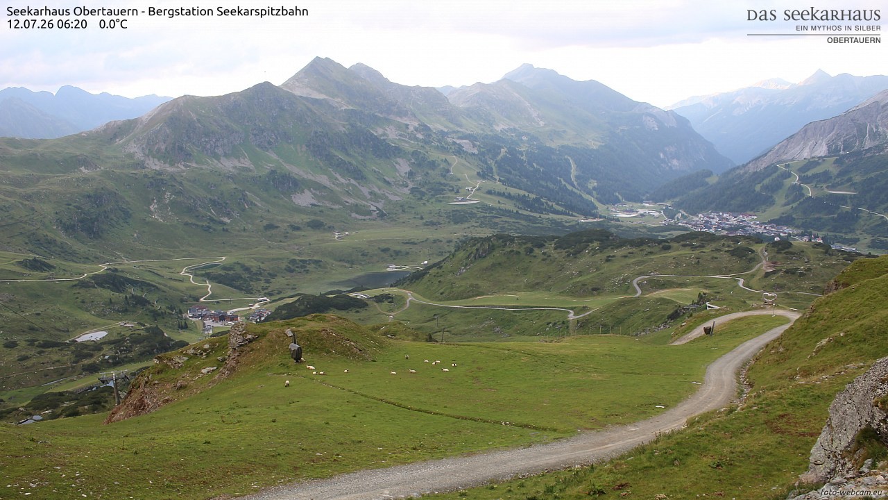 Archived image Webcam View Seekarspitz top station