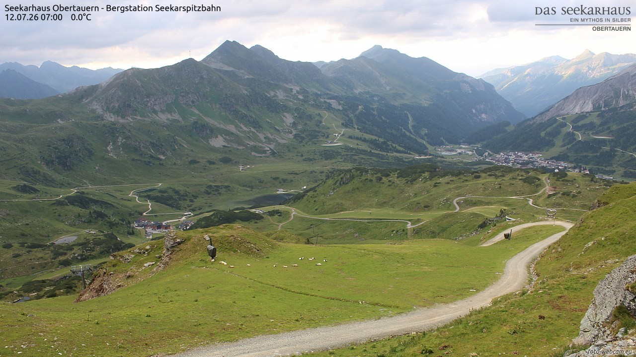 Archiv Foto Webcam Obertauern: Seekarspitz top station